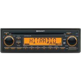 CD7426U-OR RADIO 24V RDS-TUNER+USB+CD přehrávač/MP3/WMA